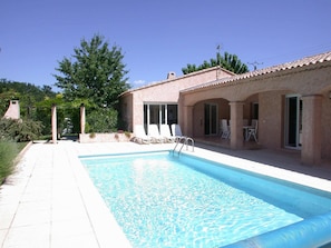 Piscine maison de vacances