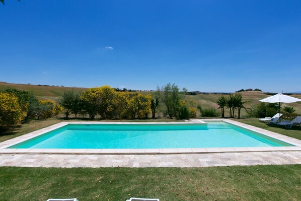 Schwimmbad des Ferienhauses
