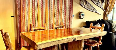 Gorgeous wood designed dining Table