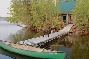 Naughty Dog Island - a quarter acre island surrounded by 1400 acres of a Maine lake -it's a sweet backyard!