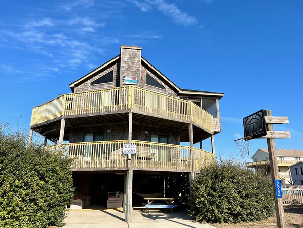 Exterior - This house exterior is warm and weathered giving OBX nostalgia.