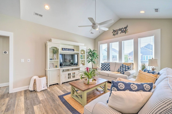 Surf City Vacation Rental | 4BR | 3.5BA | Step-Free Access | Elevator Access