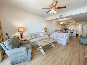 Gulf Front View Living Room