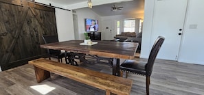 Light and bright dining room