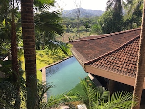 view of rancho and pool