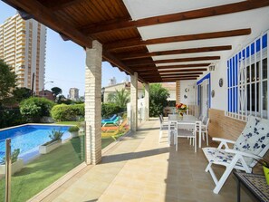 Plant, Water, Property, Building, Shade, Chair, Flowerpot, Tree, Outdoor Furniture, Lighting