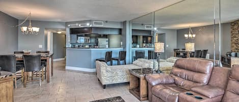 Daytona Beach Shores Vacation Rental | 2BR | 2BA | 933 Sq Ft | Elevator Access