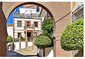 Casa Luis sits in a quiet cul-de-sac, from the main road via a Moorish arch