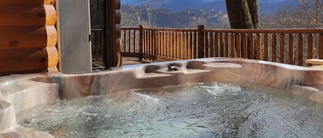 View from the deck and hot tub 