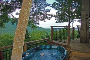 Sink into the Soothing Hot Tub