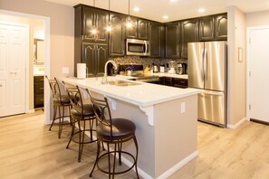 Room, Indoors, Kitchen Island, Chair, Furniture