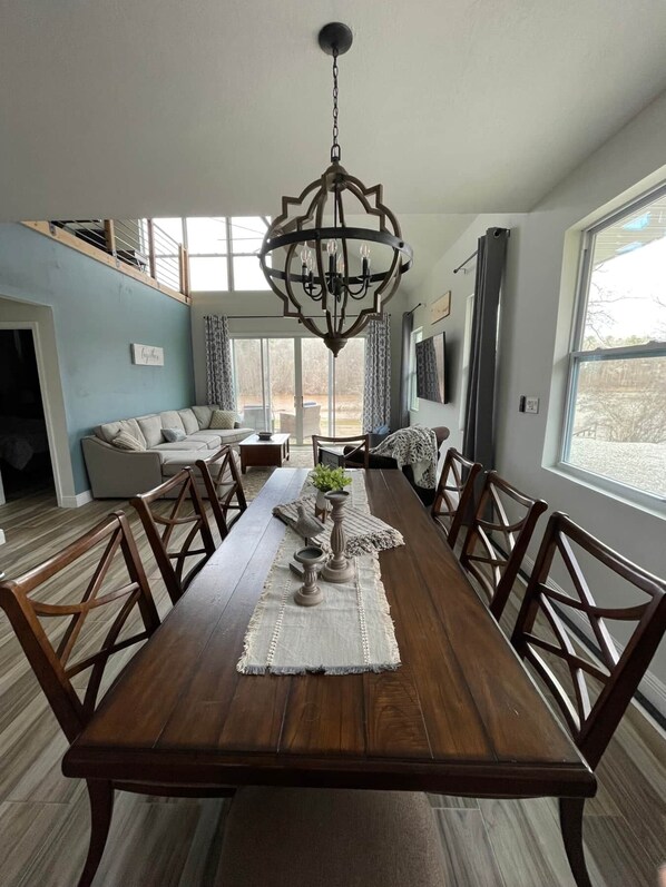 Dinning Table and Living Room 