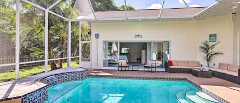 Merritt Island Vacation Rental | 3BR | 2BA | 2 Stairs Required | 2,600 Sq Ft
