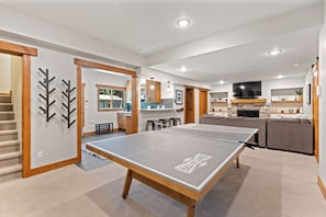Run your own ping pong tournament right from the basement!