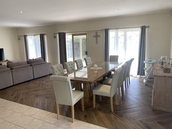 Bright and Cozy Living room and Dining room