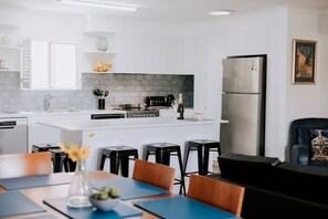 Kitchen and dining area