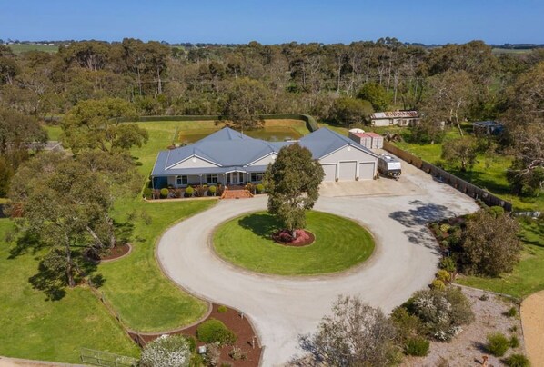 The house with birdeye view