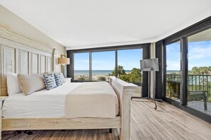 Enjoy restful nights on plush bedding with fresh, crisp linens for your comfort