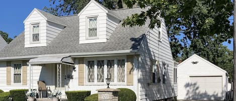 Cape Cod Beauty, with garage and a 4 car driveway