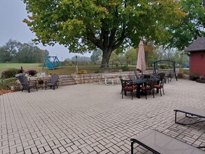 Backyard patio