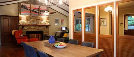 Dining area and living room beyond.