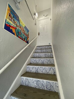 Front Entrance to Second Floor Unit