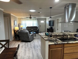 Kitchen facing front door