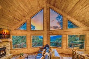 Den with views