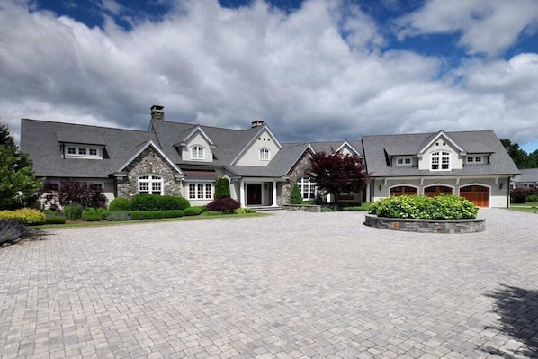 front of the estate