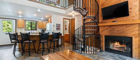 Beautiful wood accents throughout the home