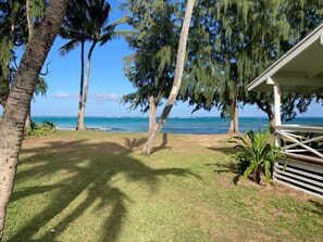 Side Yard looking toward Beach