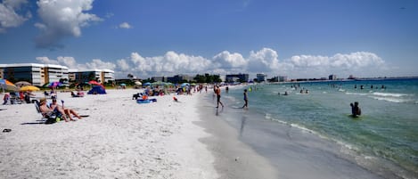 Less than 150 steps away from the world-famous St. Pete Beach!