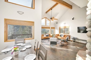 The Hideaway is a spacious home high in the foothills of Colorado