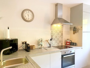 Kitchen in The Meadfoot Bay Apartment at Hesketh Crescent in Torquay