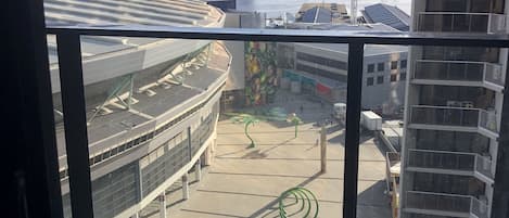 Balcony with Harbour and stadium view