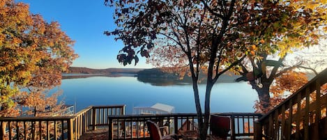 Lake front home with private boat dock and breathtaking views 