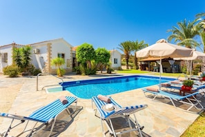 Beautiful villa with private pool, terrace, and garden