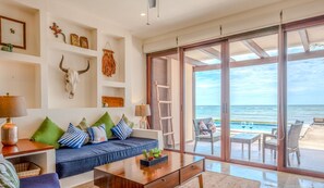 Living Area with Amazing Ocean Views