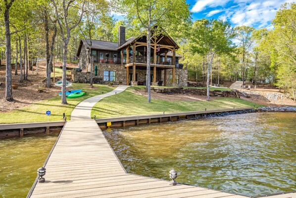 View of house from Lake Martin