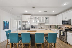 Large, open kitchen for entertaining