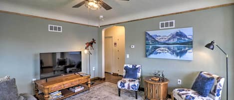 Kalispell Vacation Rental | 2BR | 1BA | Single Story | Stairs Required