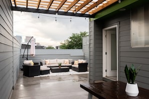 Private rooftop deck