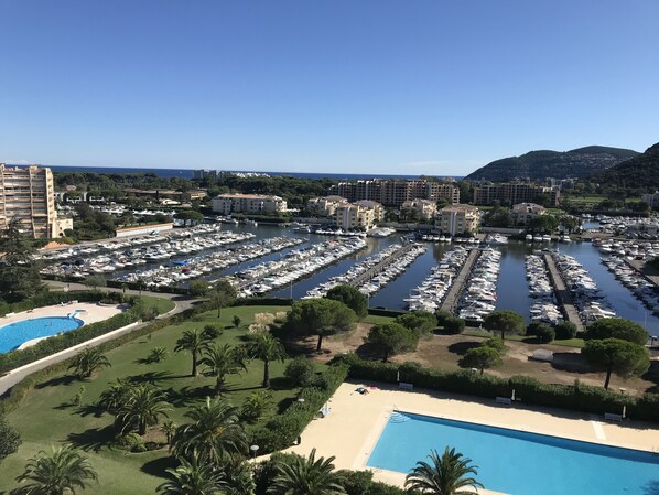 Vue du balcon coté mer.