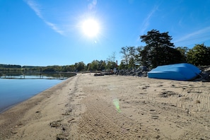 Private beach