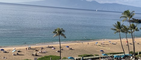 Vue sur la plage/l’océan