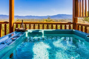 Relaxing hot tub to cap off your day