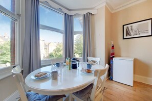 Dining area and an extra fridge