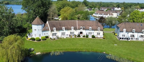 Aerial View, Mayfly Lake Lodge, Bolthole Retreats