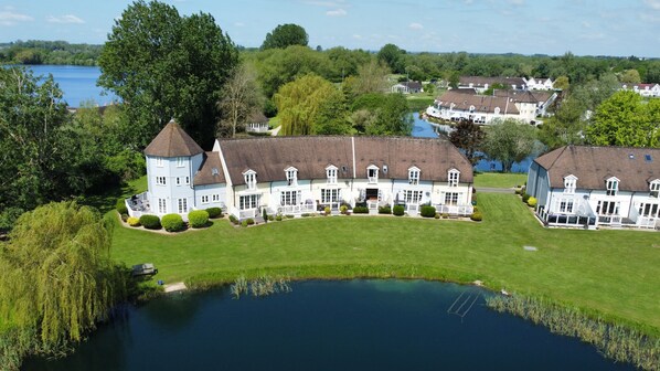 Aerial View, Mayfly Lake Lodge, Bolthole Retreats