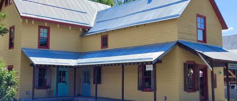 The Waring House is a beautifully restored historical building. 
